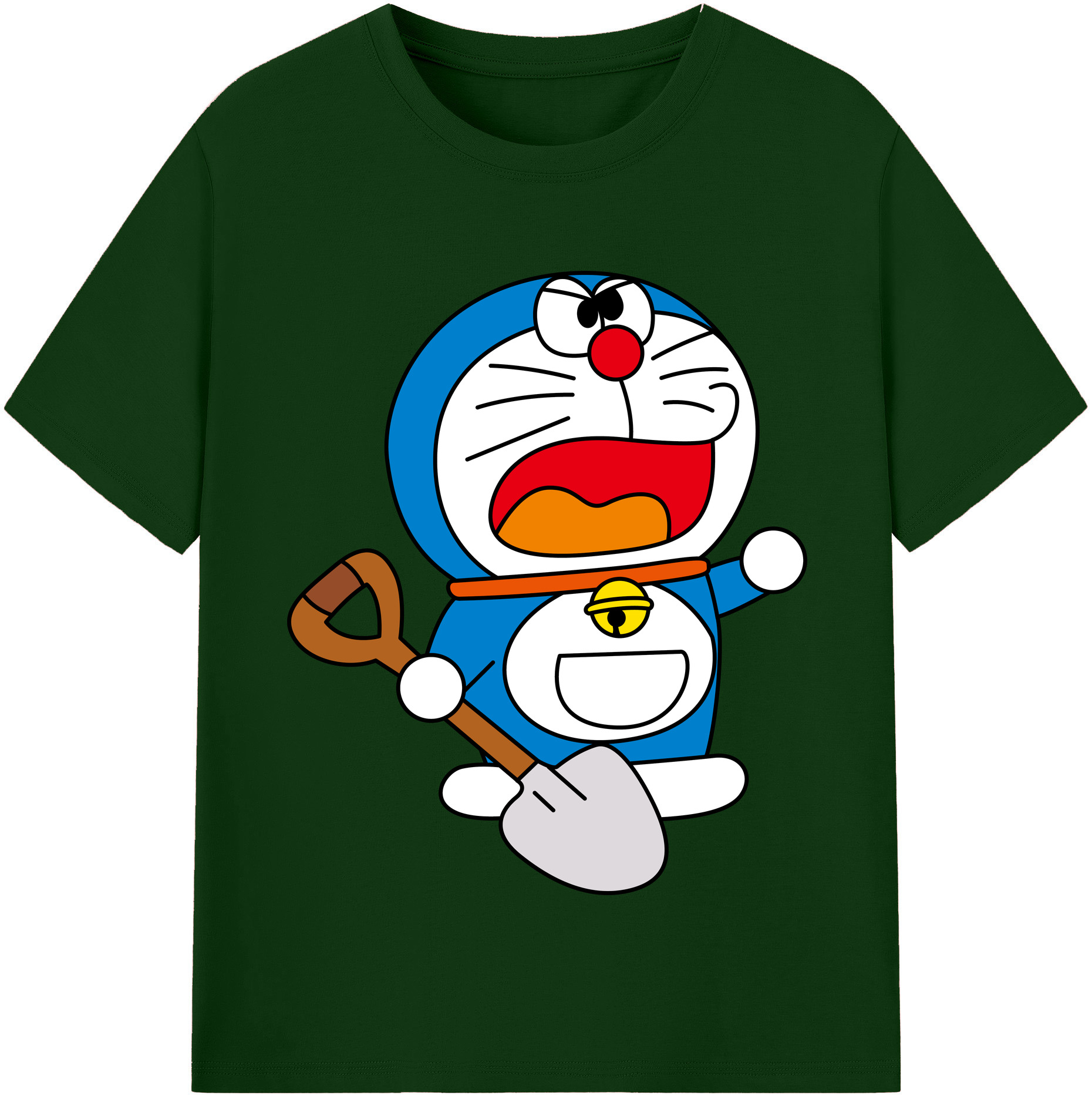 （画像用） ドラえもん Doraemon 綿100％半袖Tシャツ（フロントプリント）
